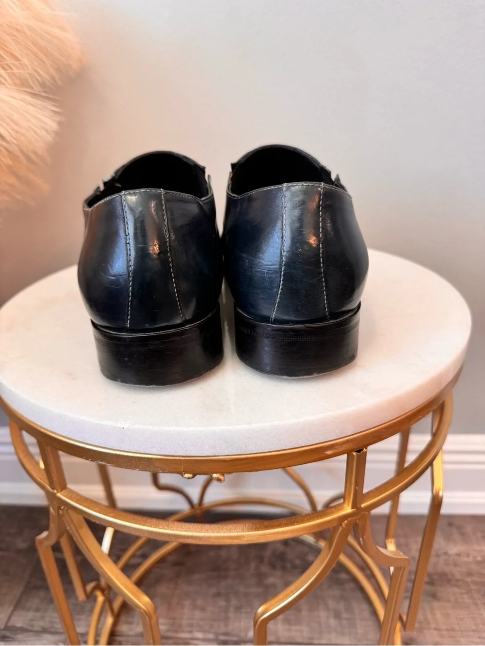 Jo Ghost handmade Italian Slip-On Leather Dress Oxford